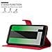 Custodia Compatibile Con Huawei Mate 10 Lite In Rosso Carminio - Coperchio Protettiva Con Chiusura Magnetica, Funzione Stand E Tasca Per Le Carte - Foto miniatura 6