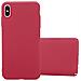 Custodia Compatibile Con Apple Iphone Xs Max In Frosty Rosso - Hard Case Coperchio Protettivo In Frosted Look Contro I Graffi E Gli Urti - Foto miniatura 1
