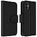 Custodia Iphone 11 Porta Carte In Pelle Funzione Stand Premium Nero - Foto miniatura 1