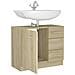 Mobile Sottolavabo Rovere Sonoma 63x30x54 cm Legno Multistrato - Foto miniatura 8