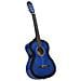 Chitarra Classica per Principianti Blu 4/4 39"" in Tiglio - Foto miniatura 1