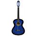Chitarra Classica per Principianti Blu 4/4 39"" in Tiglio - Foto miniatura 3
