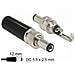Steckverbinder Dc 5,5 X 2,5 Mm Mit Lnge 12,0 Mm Hohlstecker Ltversion (89916)  - Foto miniatura 1