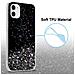 Custodia Compatibile Con Apple Iphone 11 Pro Max In Nero Con Glitter - Coperchio Protettivo In Silicone Tpu Flessibile Con Glitter Scintillanti - Foto miniatura 4