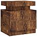Comodino Rovere Fumo 45x35x52 cm in Legno Multistrato - Foto miniatura 1