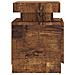 Comodino Rovere Fumo 45x35x52 cm in Legno Multistrato - Foto miniatura 6