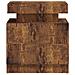 Comodino Rovere Fumo 45x35x52 cm in Legno Multistrato - Foto miniatura 7