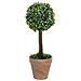 Piante Di Bosso Artificiale 2 Pz A Sfera Con Vaso Verde 56 Cm - Foto miniatura 3