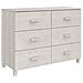 Credenza Bianca 113x40x80 Cm In Legno Massello Di Pino - Foto miniatura 2