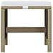 Set Da Pranzo Per Giardino 21pz Con Cuscini In Polyrattan Beige - Foto miniatura 2