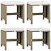 Set Da Pranzo Per Giardino 21pz Con Cuscini In Polyrattan Beige - Foto miniatura 10