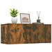 Mobili TV 2 pz Rovere Fumo 80x30x30 cm Legno Multistrato - Foto miniatura 4