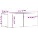 Mobili TV 2 pz Rovere Fumo 80x30x30 cm Legno Multistrato - Foto miniatura 5