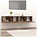 Mobili TV 2 pz Rovere Fumo 80x30x30 cm Legno Multistrato - Foto miniatura 7