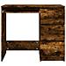 Scrivania Rovere Fumo 90x45x76 Cm In Legno Multistrato - Foto miniatura 5