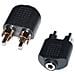 To-ad-101 Adattatore Audio Jack 3,5mm Femmina To 2x Rca Maschio Black - Foto miniatura 2