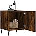 Comodini 2 Pz Rovere Fumo 40x40x50 Cm In Legno Multistrato - Foto miniatura 3