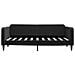 Divano Letto Con Materasso Nero 90x190 Cm In Velluto - Foto miniatura 5