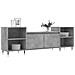 Mobile Per Tv Grigio Cemento 160x35x55 Cm Legno Multistrato - Foto miniatura 3