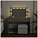 Toeletta Con Led Grigio Cemento 100x40x120 Cm - Foto miniatura 3