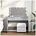 Toeletta Con Led Grigio Cemento 100x40x120 Cm - Foto miniatura 1