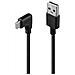 Cavo Usb 2.0 To Usb-c Ad Angolo. M /m. 0.5mt. Nero. 32000 - Foto miniatura 1