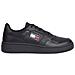 Retro Basket Leisure Trainers Sneakers Pelle Scarpe Donna Nero Eu 37, En0en02505 Bds - Foto miniatura 2