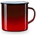 Ignea Tazza Campeggio 10 Cm Mug In Acciaio Smaltato 0,75 Ml, Picnic, Viaggio, Vintage Rosso - Foto miniatura 1