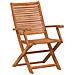 Sedie Giardino Pieghevoli 8 Pz 57x66x95cm Legno Massello Acacia - Foto miniatura 3