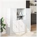 Set Di Mobili Da Cucina 3 Pz Bianco In Truciolato - Foto miniatura 3
