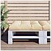 Cuscino Per Pallet Beige 70x70x12 Cm - Foto miniatura 1