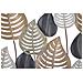 Decorazione In Metallo 3d Foglia 16 - Multicolore - Metallo - 103,5x5x84 Cm - Foto miniatura 2