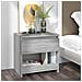 Lusso Casadino -  Comodino Rovere Grigio 40x30x39 Cm Legno Ingegnerizzato - Foto miniatura 7