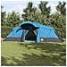 Tenda per Famiglia  con Finestre a Cupola Blu per 4 Persone Impermeabile - Foto miniatura 2
