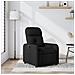 Poltrona Reclinabile in Tessuto Nero - Foto miniatura 2