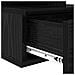 Comodini Galleggianti 2 pcs Rovere Nero 40x31x27 cm Legno Ingegnerizzato - Foto miniatura 9