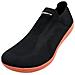 Scarpe Sportive Da Corsa Slip-on Traspiranti In Rete Unisex Nere 38 - Foto miniatura 1