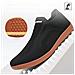 Scarpe Sportive Da Corsa Slip-on Traspiranti In Rete Unisex Nere 38 - Foto miniatura 2