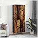 Credenza Legno vecchio 69,5 x 34 x 180 cm Legno multistrato - Foto miniatura 2