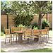 Set da Pranzo per Giardino 9 pcs Grigio 190 x 80 x 75 cm - Foto miniatura 2