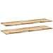 Mensole da Parete 2 pz 140x40x2 cm Legno Acacia Non Trattato - Foto miniatura 1