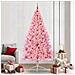 Albero di Natale artificiale con luci integrate Rosa 240 cm PVC - Foto miniatura 2