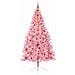 Albero di Natale artificiale con luci integrate Rosa 240 cm PVC - Foto miniatura 3