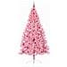Albero di Natale artificiale con luci integrate Rosa 240 cm PVC - Foto miniatura 4