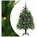 Albero di Natale con 150 LED con supporto Verde 120 cm PE - Foto miniatura 1
