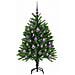 Albero di Natale con 150 LED con supporto Verde 120 cm PE - Foto miniatura 4