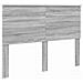 Testiera con testiera Grigio Sonoma 140 cm Legno multistrato - Foto miniatura 1
