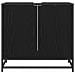 Armadio per Lavabo da Bagno Rovere Nero 65 x 33 x 60 cm - Foto miniatura 6