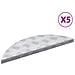 Dischi Quadrati 5 pcs Argento 60 x 18 cm Alluminio - Foto miniatura 1
