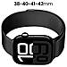 Bracciale Per Apple Watch 38 / 40 / 41 / 42mm In Acciaio Inossidabile A Maglia Milanese, Grafite - Foto miniatura 2